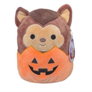 NWT Squishmallows Wade Werewolf Pumpkin Plush